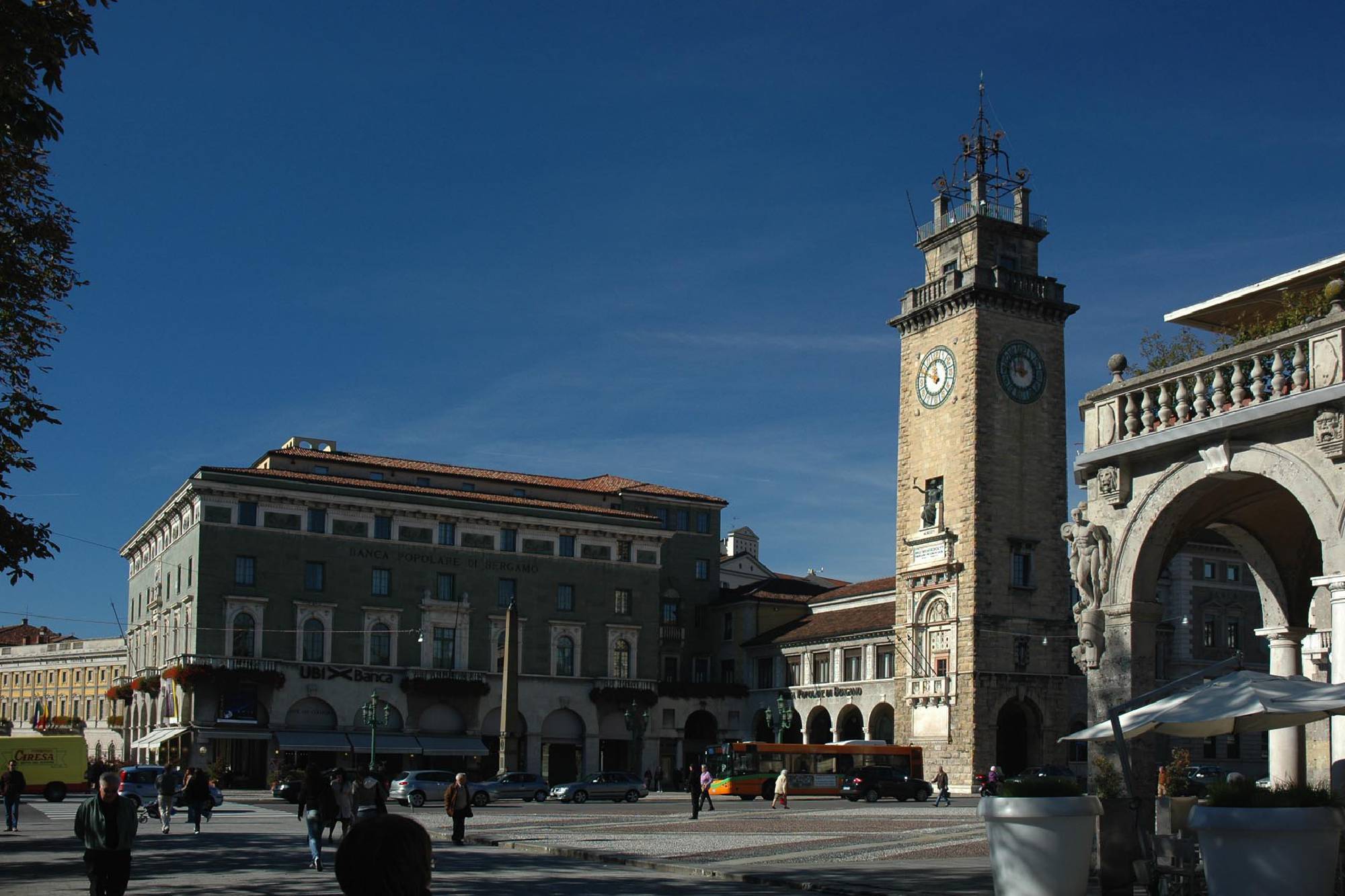 BERGAMO, ITALY - FEBRUARY 25, 2019: patio of seminary Seminario Vescovile  di Bergamo Giovanni XXII on street Via Arena in Upper Town (Citta Alta) of  B Stock Photo - Alamy